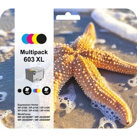 ink 24 Smart Drucken Ink24 603 Ink Starfish Multipack 4-Colour Standard, WF-2820DWF WF-2830DWF WF-2840DWF WF-2850DWF XP-2100 XP-2150 XP-3100 XP-3150 XP-4100 XP-4150