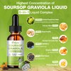 2 Pack Soursop Graviola Liquid Drops - 100% Pure Organic