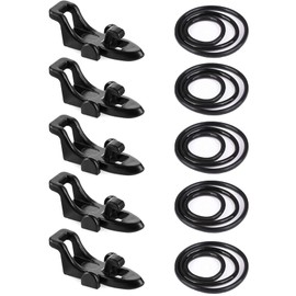 DFsucces Lure Hook Holder Fishing Tackle New Lure Keeper Set of 5 Each with 3 Different Rubber Rings