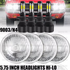 Unbranded 4pcs Round 5.75" LED Headlights Hi/Lo-Projecto