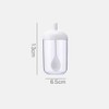 2Pcs Wheat Straw Seasoning Container Jar Cruet Set Kitchen Seasoning