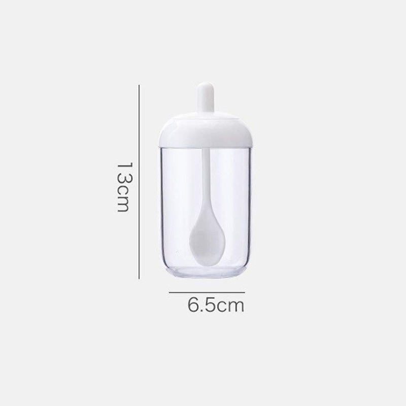 2Pcs Wheat Straw Seasoning Container Jar Cruet Set Kitchen Seasoning