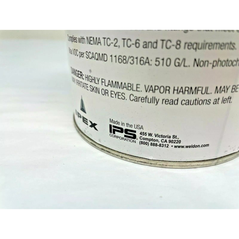 Ipex 1X Quart New Ipex PVC Cement Medium Bodied Clear