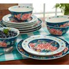 Pioneers Woman Keepsake Floral 12-Piece Stoneware Dinnerware Set