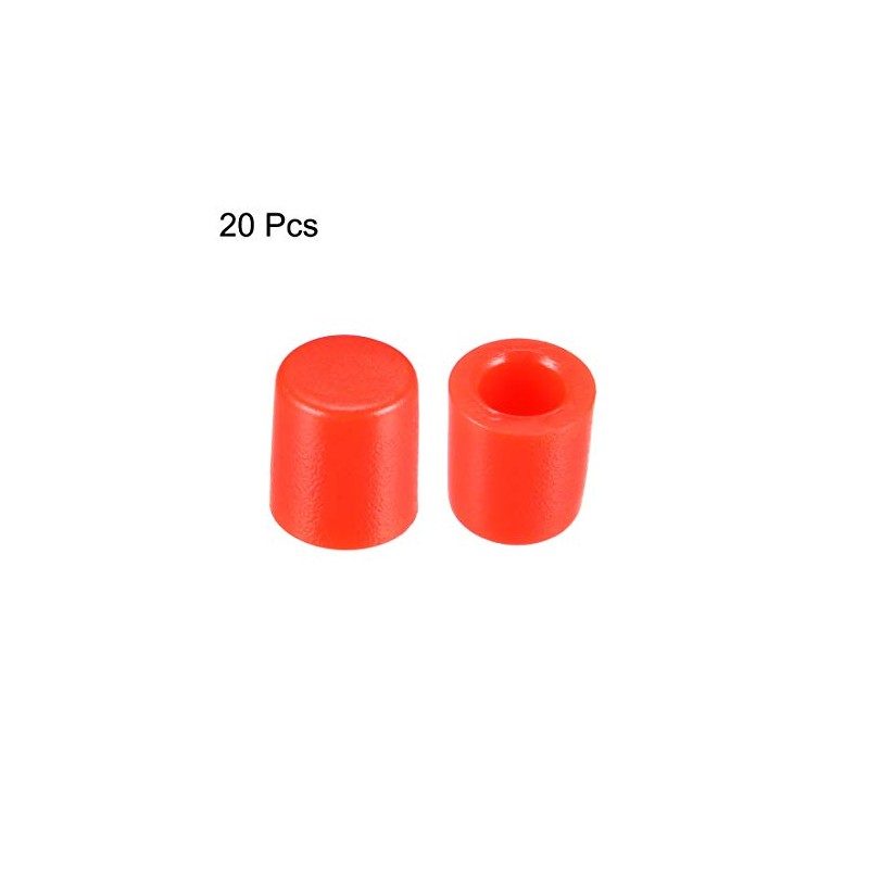 sourcing map 20pcs Tactile Push Button Switch Caps 3.3mm Hole