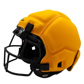 Guardian Cap XT 2.0, Yellow - Padded, Soft-Shell Helmet Cover for Football - Reduces Impact and Protects Helmets - Sleek Design - One Size Fits All for Youth, High School & College Players
