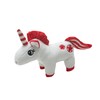 SnugArooz Pepper The Unicorn - Holiday Plush Dog Toy Peppermint