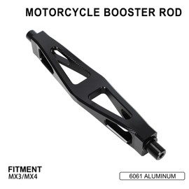 NACORE Talari.a Foot Peg Brace, Footpegs Support Brace Bracket Reinforced Lever Aluminum for Talari.a Sting MX3/MX4, Black