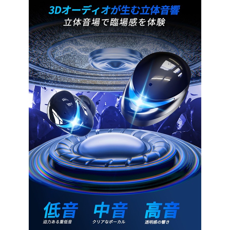 Wireless Earbuds, Bluetooth 5.4, 2025 Popular Bluetooth Earphones, Instant Connection,