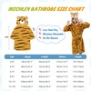 MICHLEY Unisex Boys Girls Hooded Bathrobe Soft Fuzzy Toddler Cartoon