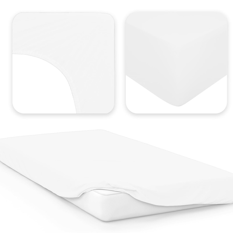 Jacobson Jersey Fitted Sheet, Cotton Bed Sheet (60 x 120