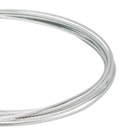 American Lighting LS-CABLE-110 Galvanized Support Cable Kit with 110' Cable, 2-Locks and 1 Release Key, Supports Loads up to 200 lb