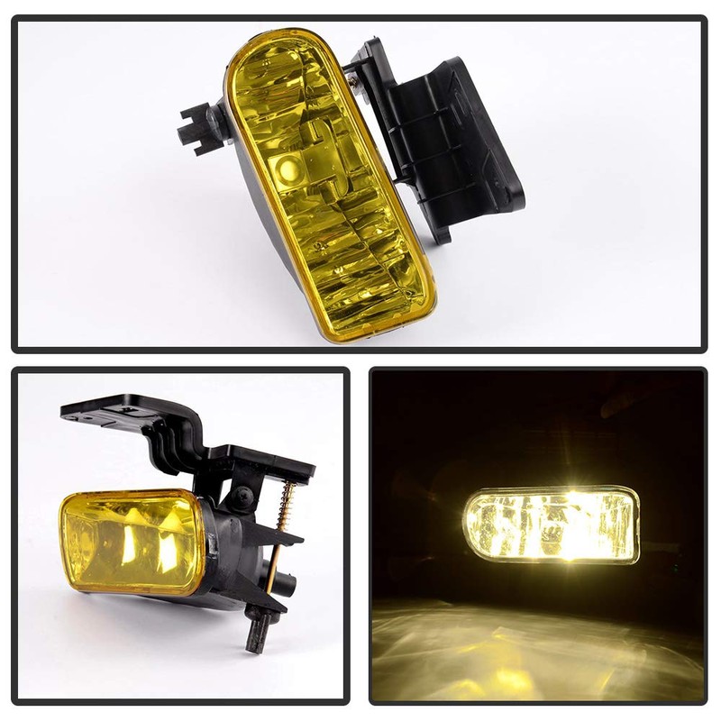PIT66 Fog Lights, Compatible with 99-02 GMC Sierra/Fit 00-06 GMC