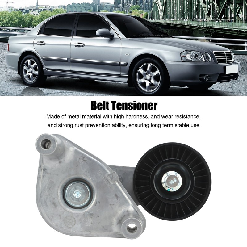 Belt Tensioner 2528137120 Metal Rust Proof Replacement for HYUNDAI SONATA