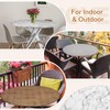 sourcing map Round Table Cover with Elastic Edge Fits 45"-56"