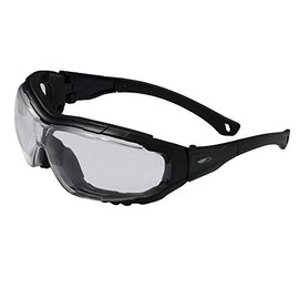 JSP Explorer 2™ Hybrid Safety Spectacles/Goggle - Clear K&N Anti-scratch/Anti-mist Lenses - Black Frames (1EXP2GEN23CKN)