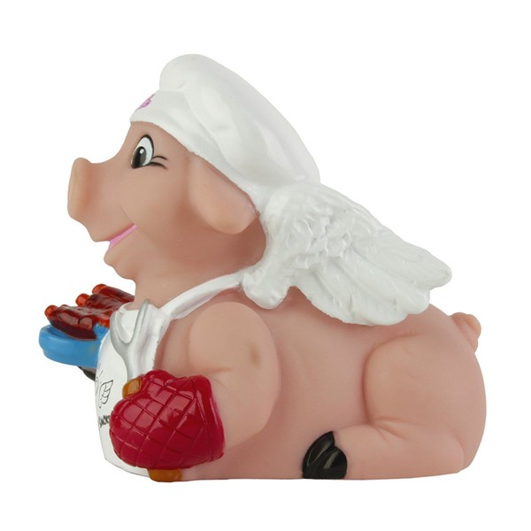 CelebriDucks Holy Smoker BBQ Pig - Premium Bath Toy Collectible
