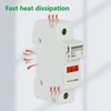 Wengart Fuse Socket RT18-32X, Suitable for RT18 RO15.1-Pin 10x38mm Fuse