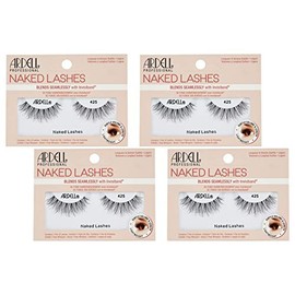 Ardell Strip Lashes Naked Lashes 425 with Invisiband, 4 pairs