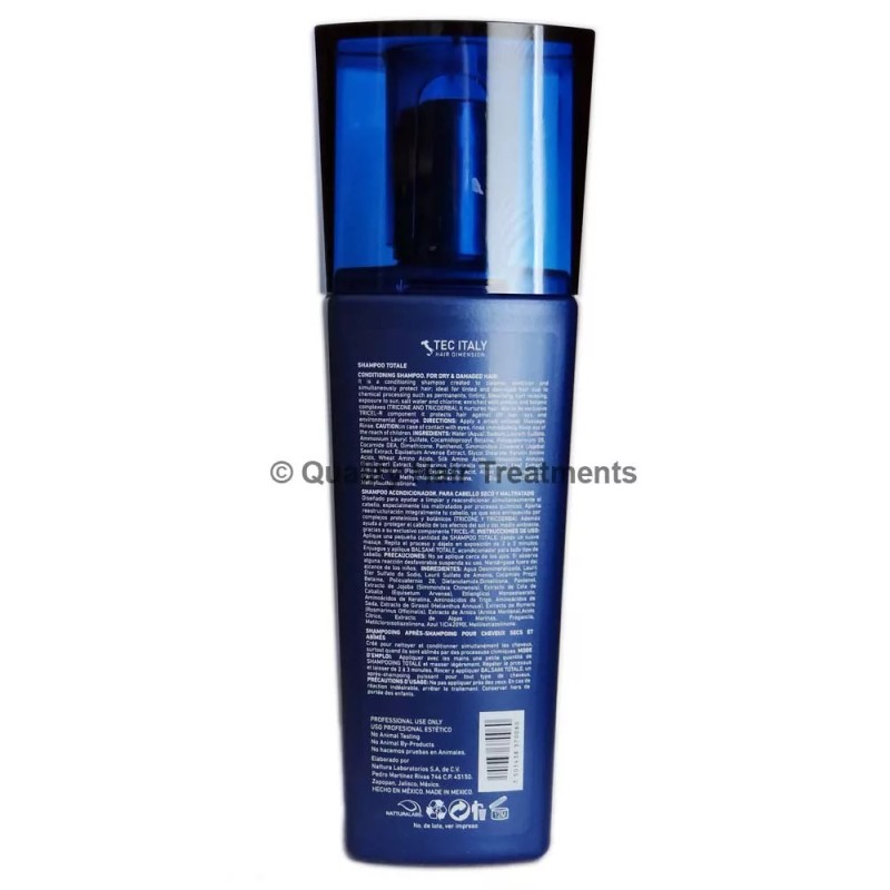 Tec Italy Reconstruct Shampoo Totale 10.1 oz - for dry
