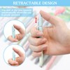FINEASY 5 PCS Gel Pens,0.5mm Retractable Rollerball Pens Ballpoint Pens