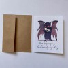 Cryptic Paper Co Mothman Baby Shower Card, New Baby Card