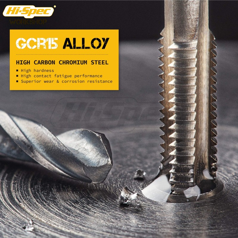 Hi-Spec 20pc Metric Tap & Die Set. Complete M3 to