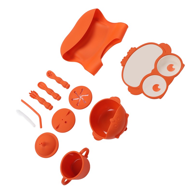 Baby Led Weaning Supplies Owl Shape Teether Safety Strong Suction