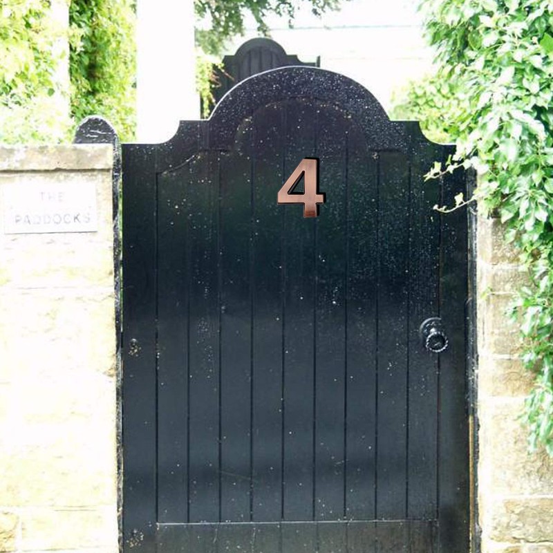 3.9 Inch House Numbers- ABS Engineering Plastics - 1 Pc