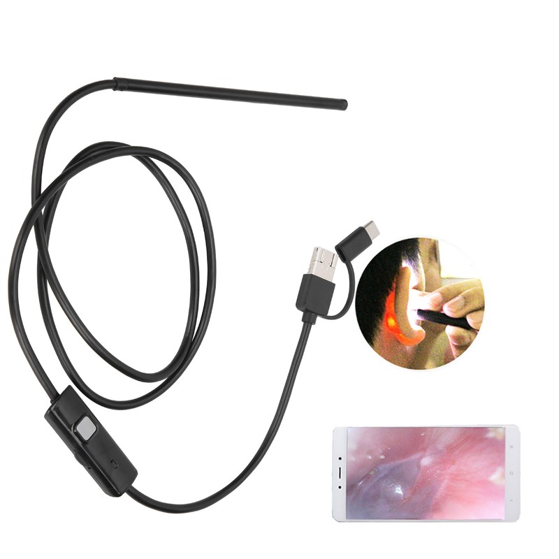 3‑in‑1 Visual Earwax Remover Luminous Ear Endoscope Earwax Cleaning Removal