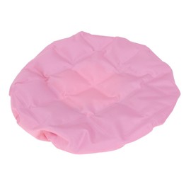 Healvian Thermal Hair Cap for Deep Conditioning Pink Microwaveable Heat Treatment Hat for Home Use Nourishing Spa Experience for Damaged Hair Wireless Heating Design for Easy Application