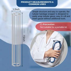 Alaisee 4 Pcs Tubular Gauze Metal Applicator Cage Metal Cage Applicator Tube ...