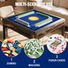 Mahjong Mat for Table with Rules, 31.5''x31.5'' American Mahjong Mat