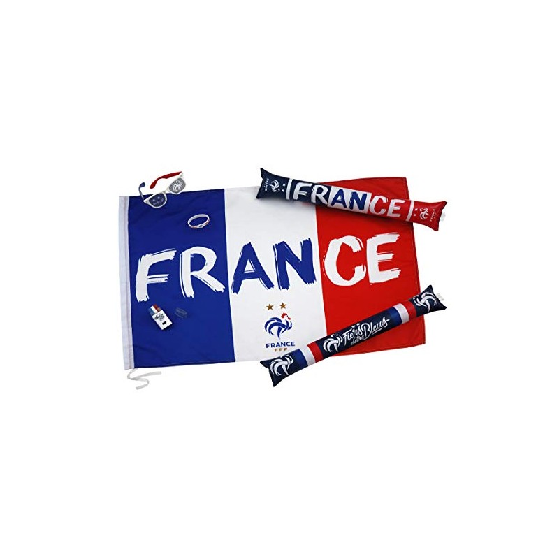 FFF Fan-Set – Flagge Brille Make-up Armband – 2 Sterne