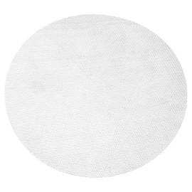 PATIKIL 12" Diameter 304 Stainless Steel Perforated Sheet, 0.06" Hole 19GA Expanded Metal Mesh Round Slices Plate Screen Decorative Meshes for Ventilation Grill Smoking, Silver Tone