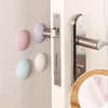 4Pcs Door Handle Silicone Bumper Pads, Self-Adhesive Wall Protector, Silent