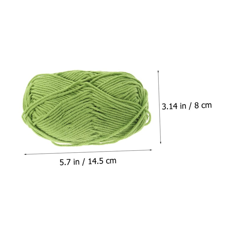 Tofficu 5 Rolls Cotton Yarn for Knitting and Crochet Soft