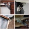 QCDENG 30 Pack Stainless Steel Furniture Corner Connector Brackets with