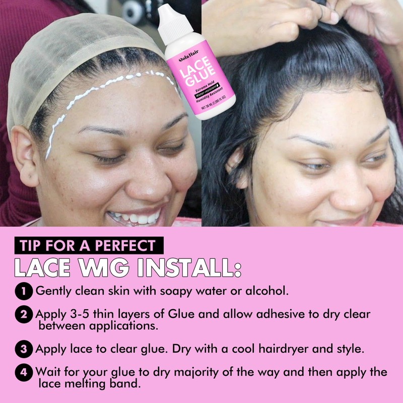 Dolahair Lace Glue Kit - Complete Set with Lace Tint