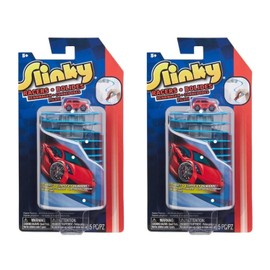 Toy Slinky Racer Mini Race Cars - Versatile Racetracks for Endless Fun - Clamps to Any Shelf, Table, or Door! (1)