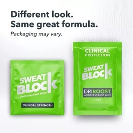 Sweatblock Toallitas Antitranspirantes Sweatblock Toallas Para El Sudor