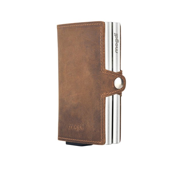 Mogdi Nano Mini Duo Premium Men's Wallet RFID Protection Card