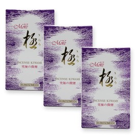 Moa Ultra Floral Nostalgic Scent, 3 Boxes, Low Smoke, Tanaka Butsudanen Original, Comes in a Special Box to Reduce Incense Cracking During Transportation