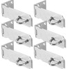 6 PCS 5 Inch Padlock Hasp, KINJOEK Stainless Steel Security