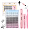 Lash Clusters Eyelash Kit 9-12mm 168PCS Wispy Natural Cluster Eyelash