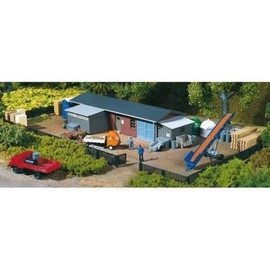 Auhagen 13319 Builder’s Yard with Accessories Modelling Kit