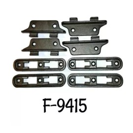 Annie's Home Store Medium Cast Iron Bed Rail Fastener Set frame hooks anchors antique bed