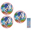 Unique Sonic Birthday Party Supplies Bundle Pack includes 24 Lunch