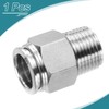 HARFINGTON Push to Connect Fittings 1/2" Tube OD x 3/8"