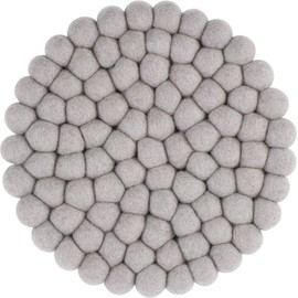 myfelt Luis Felt Ball Trivet Round Diameter 20 cm
